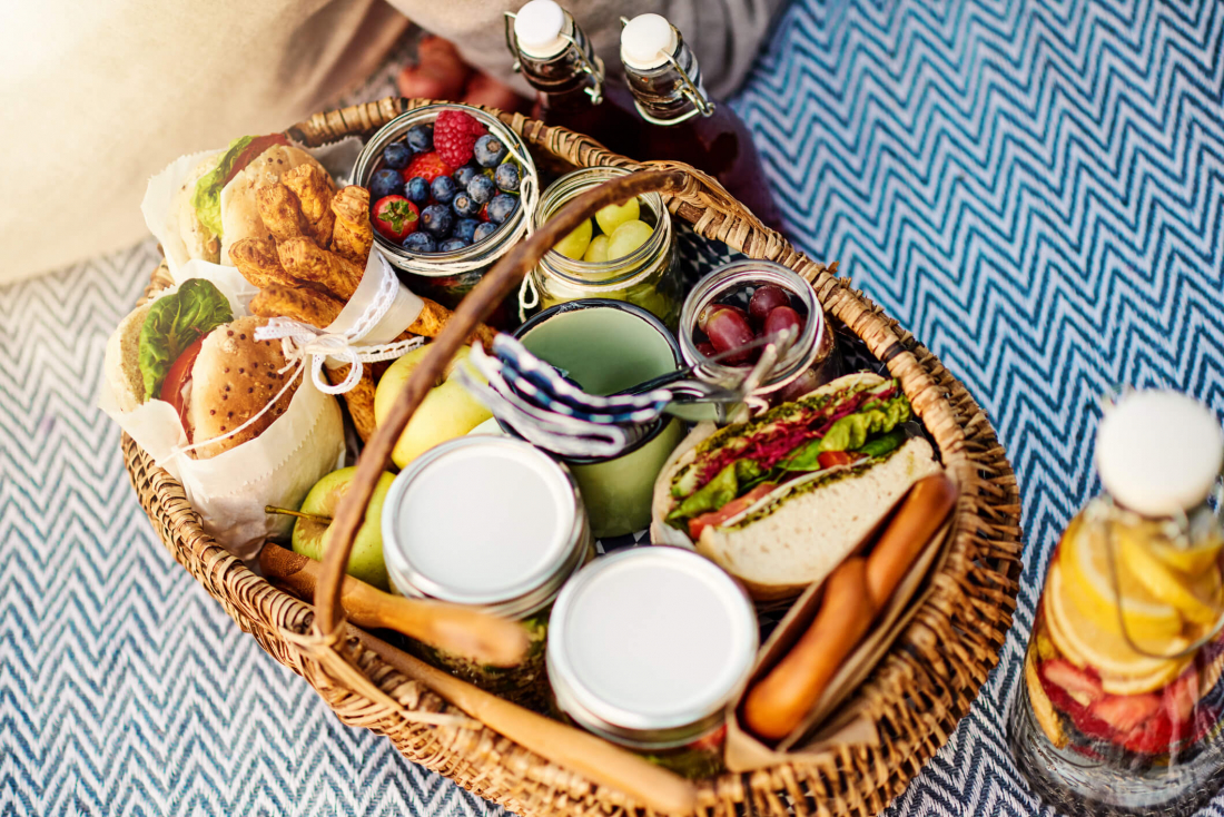 basket full of food