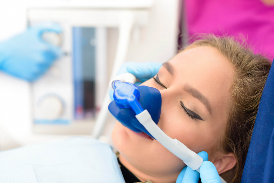 woman under anesthesia