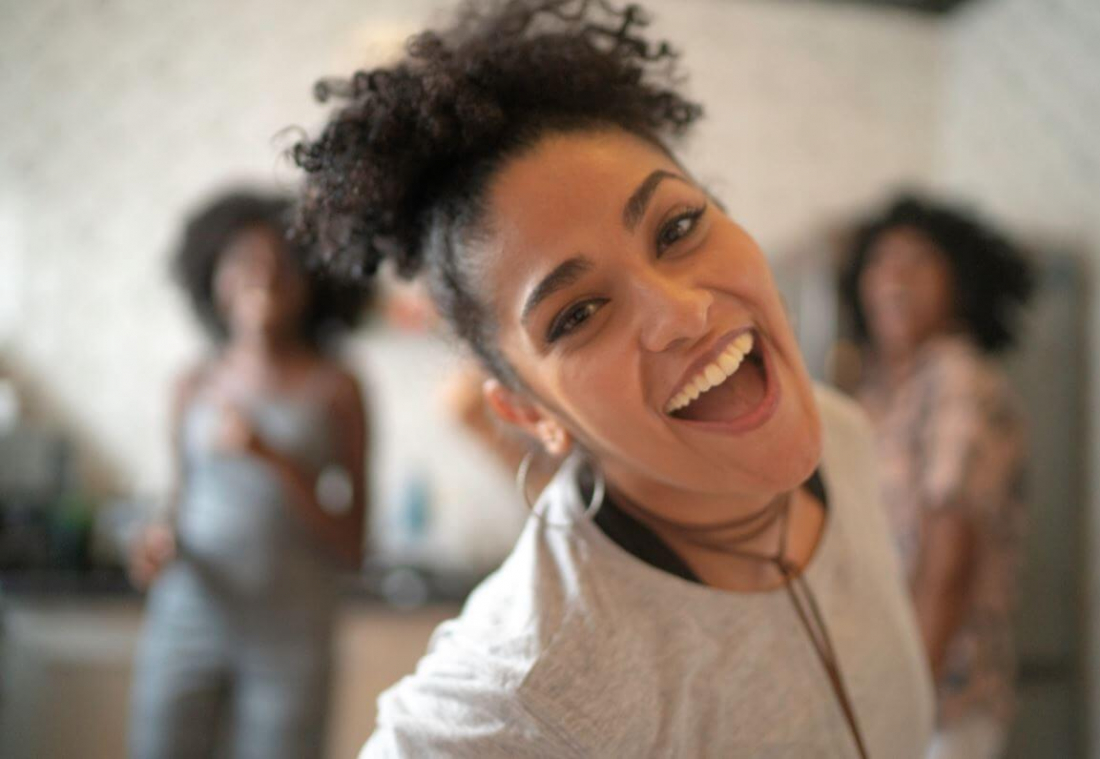 smiling woman