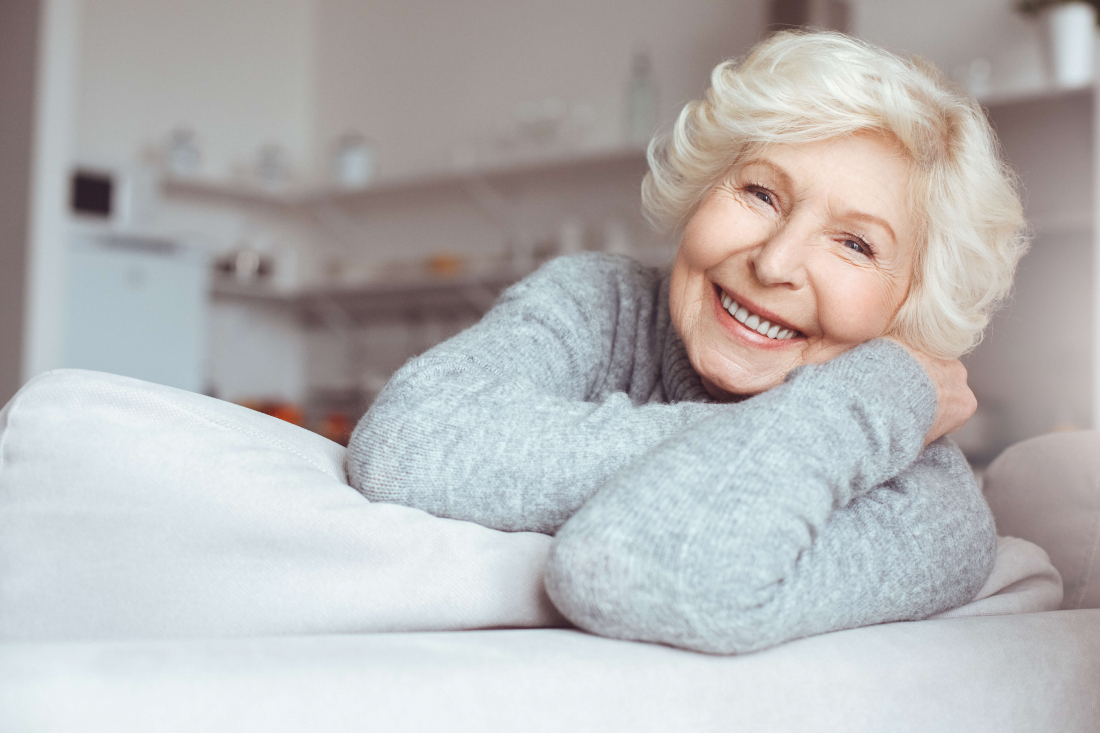 smiling senior woman