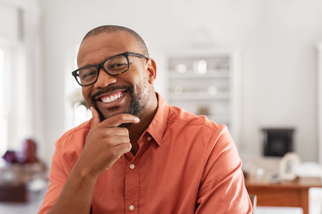 smiling man