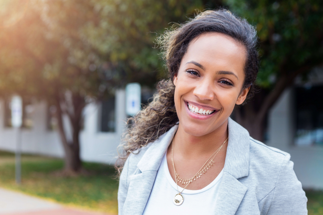 smiling woman
