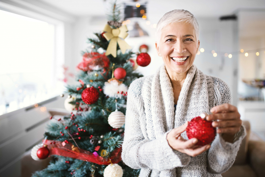 smiling senior woman